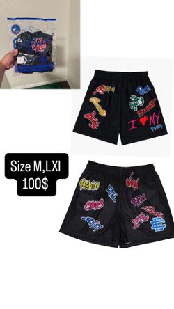 Eric Emanuel x Matty Boy Short 'Black/Blue' Size M/L/Xl