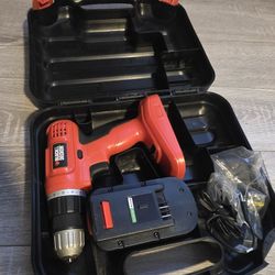 Black & Decker 18V Drill & Case