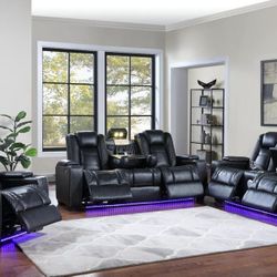 POWER RECLINER WITH BLUETOOTH SPEAKER AND LIGHTS! Mina’s Home Furniture 851 Van Houten Ave Clifton NJ 07013