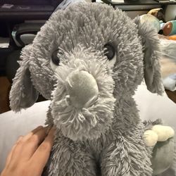 Toy Factory Plush Paradise Cuddly 15" Ellie Elephant Plush Toy Gray