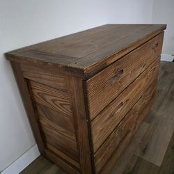 Solid wood dresser