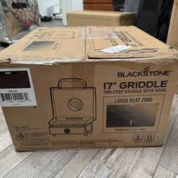 Black stone 17” Tabletop Griddle With Hood