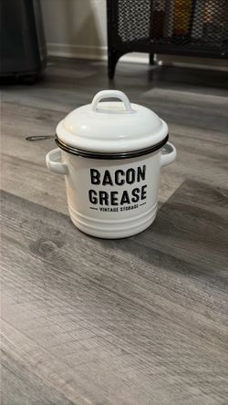 Vintage Bacon Grease Storage