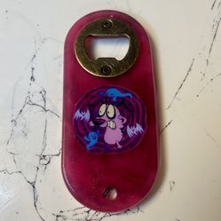 Courage the Cowardly Dog Resin Bottle Opener | Unique Cartoon Collectible Gift