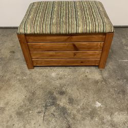 Solid Wood Storage Bench