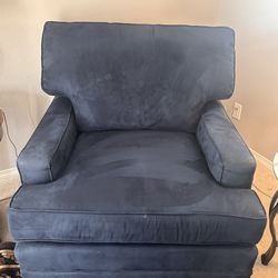 Big comfy chair-dark blue