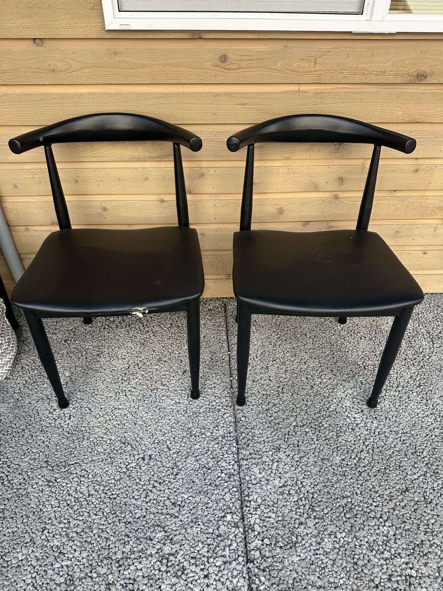 4 Black Kitchen/Dining Chairs