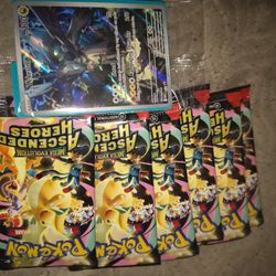 Pokemon Ascended Heroes Booster packs - Prismatic evolution - tech sticker packs
