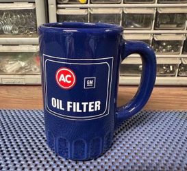 AC Delco GM Oil Filter Coffee Mug Mechanic Garage Tool