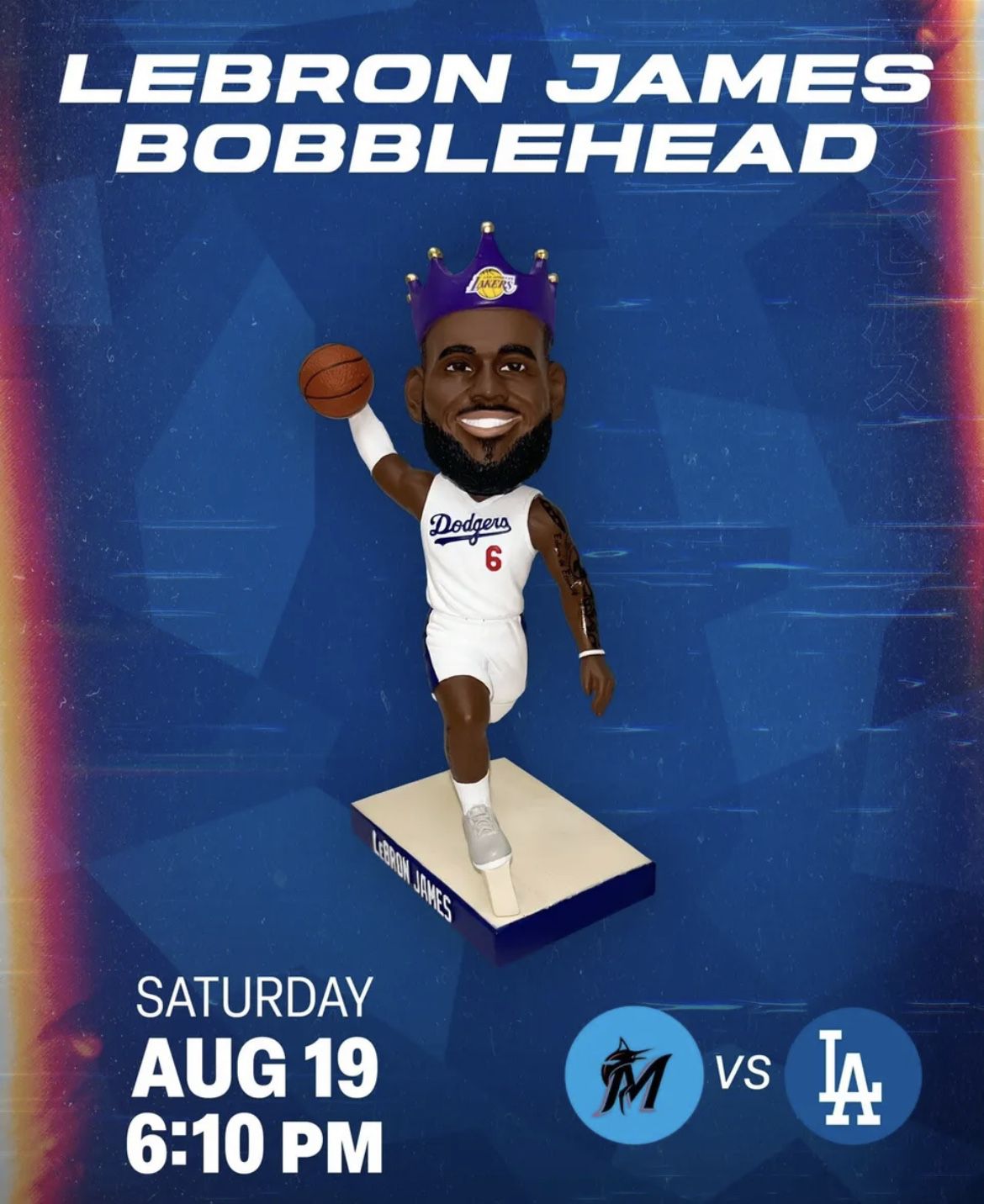 Lebron James Dodgers Bobblehead for Sale in Oxnard, CA - OfferUp