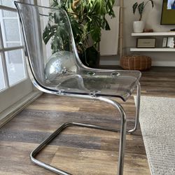 IKEA Tobias Chairs - Clear Acrylic (4)