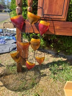 Wine glass art