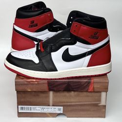 NEW Air Jordan 1 Retro OG High Black Toe Reimagined size 11 Receipt