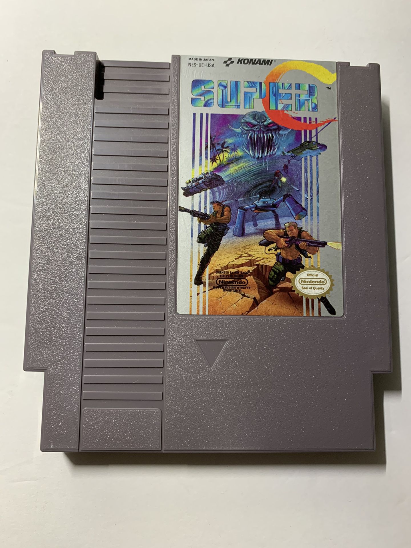 SUPER C CONTRA -- NES Nintendo Original Game A1