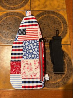 HANDMADE LEATHER-TRIMMED MINI TRAVEL SLING POUCHES