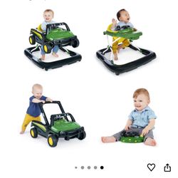 John Deer 4 in 1 walker,activity center and push walker