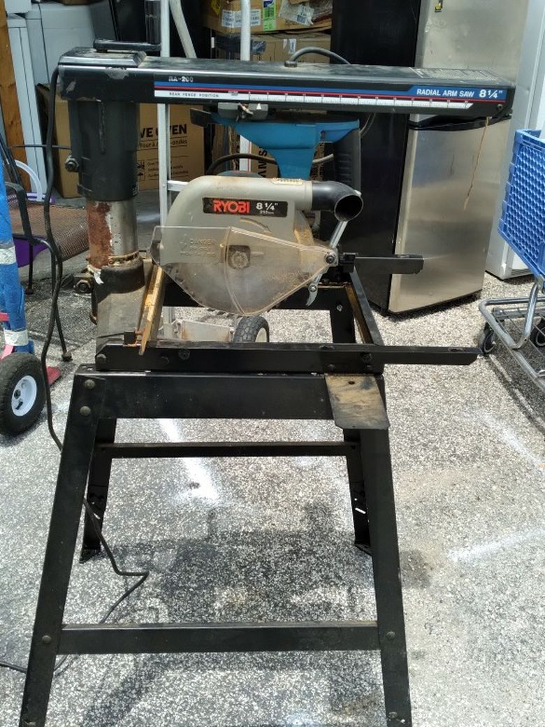 Ryobi Radial Arm Saw Works Perfect