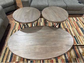 Coffee Table and 2 Side Table Set