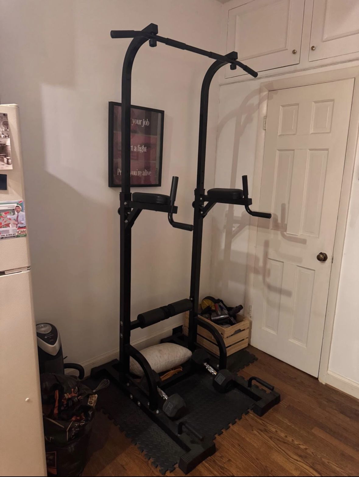 Pull Up Bar Station/Weights