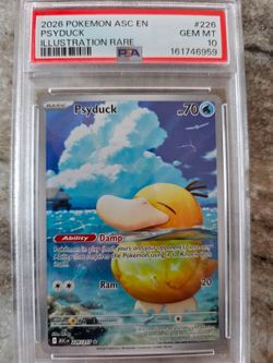 PSA 10 POKEMON PSYDUCK 2026 ASC EN-ASC HEROES #226 ILLUS RARE