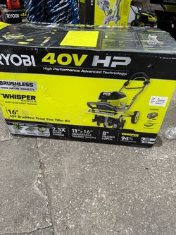40V HP Brushless 16 in. Front Tine Tiller with Adjustable Tilling Width with 6.0 Ah Battery and Quick Charger