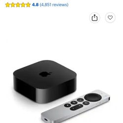 Apple - TV 4K 128GB Streaming Device (3rd generation) - Wi-Fi + Ethernet - Black
Model: MN893LL/A