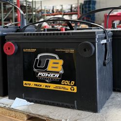 UB Gold Battery 2 year warranty 
