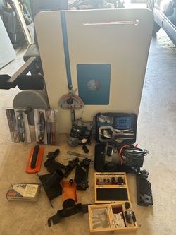 Router table,router,router bits,incra miter guide,pcket hole jig, rotozip
