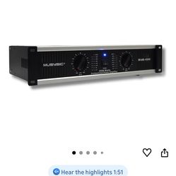 2 Channel Power Amplifier - 4500 watts