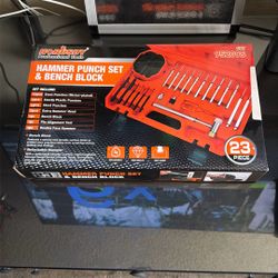 Hammer Punch Set & Bench Block