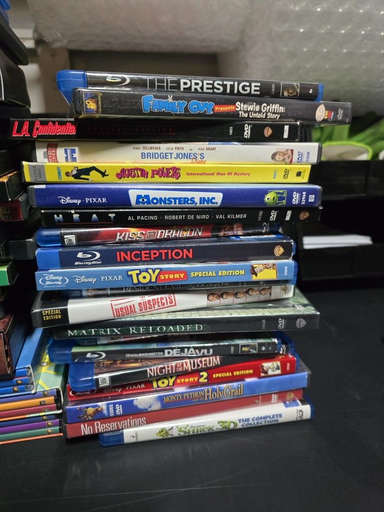 Bulk DVD And Blu Ray Movies