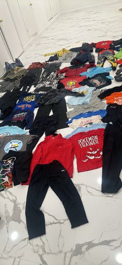 125 Pieces Boys Clothing Size 10-12 Years Old