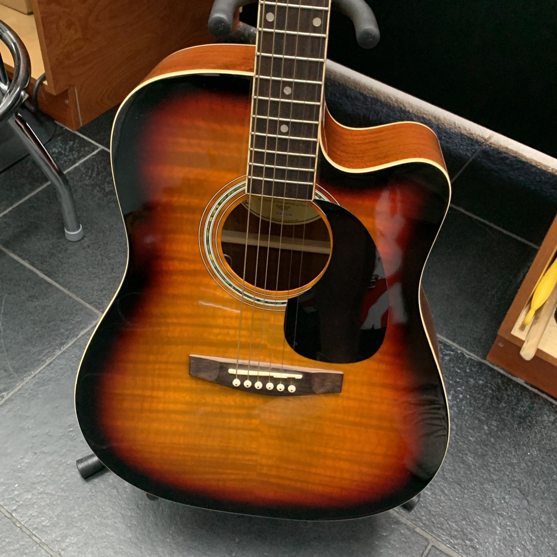 Kona Guitars KSP1CESB Electric Acoustic Guitar