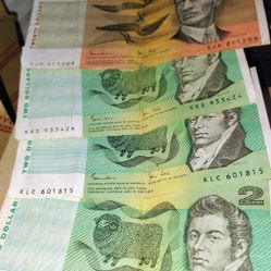 Australian Old Money Notes