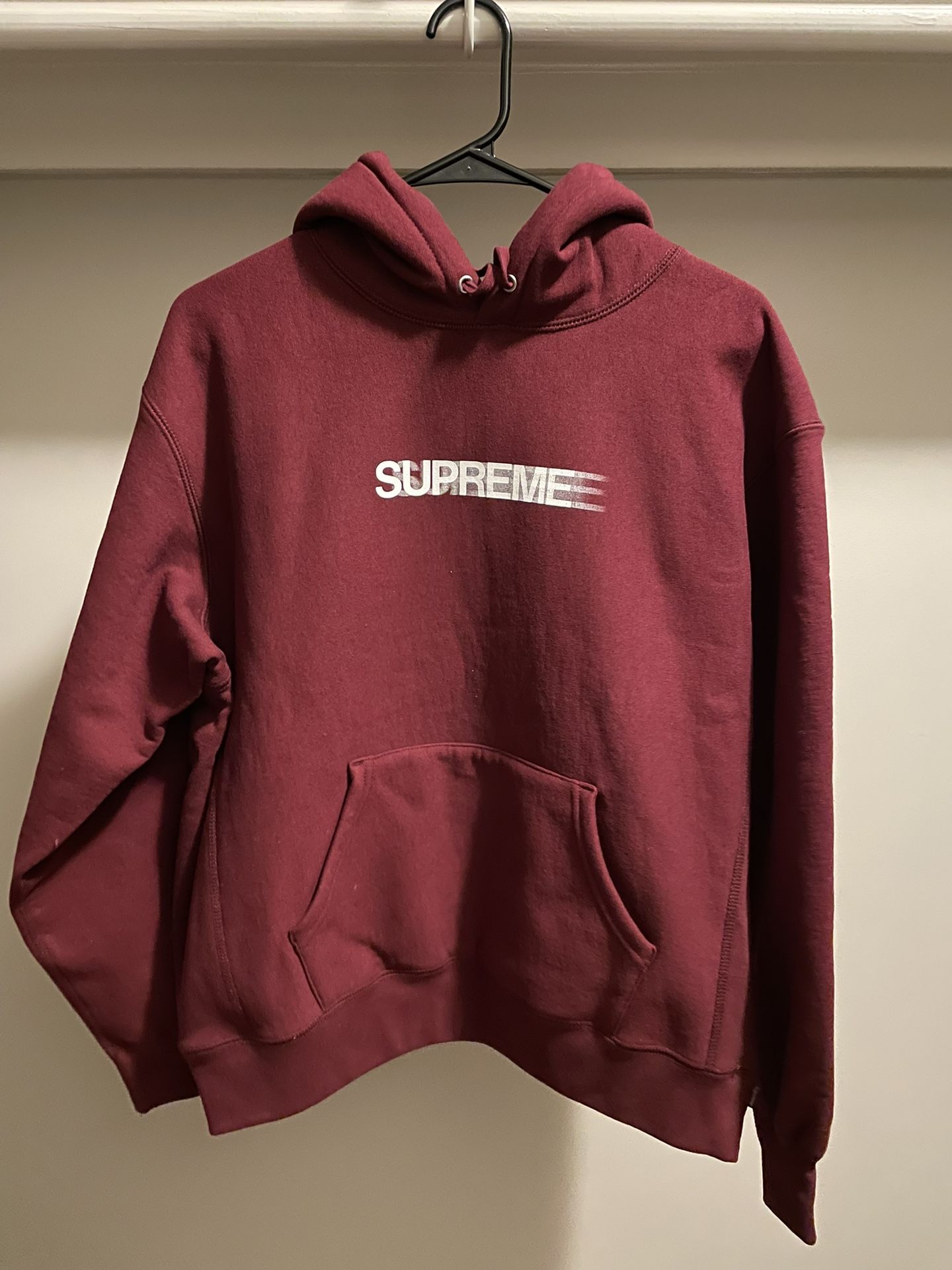 Maroon hotsell supreme hoodie