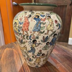 Authentic African Ceramic Vase
