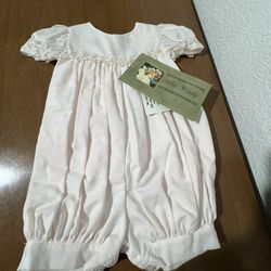 Baby dress  Allie Wade size 6 months  100% Cotton