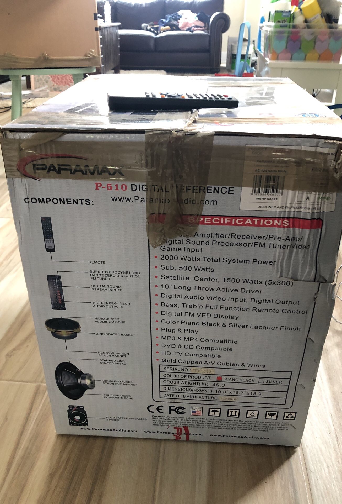 Paramax P510 surround system