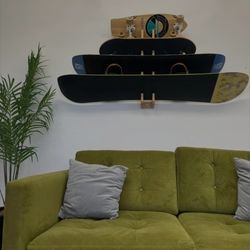 COR Surf Skateboard & Snowboard Wall Mount Display - 4 Board Indoor Rack Made with Sustainable Bamboo
Amazon's Choice
Like New! Sacrifice! 