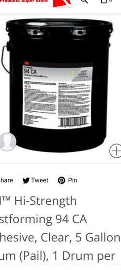 3 M Postform Clear Adhesive $1675 Per Drum