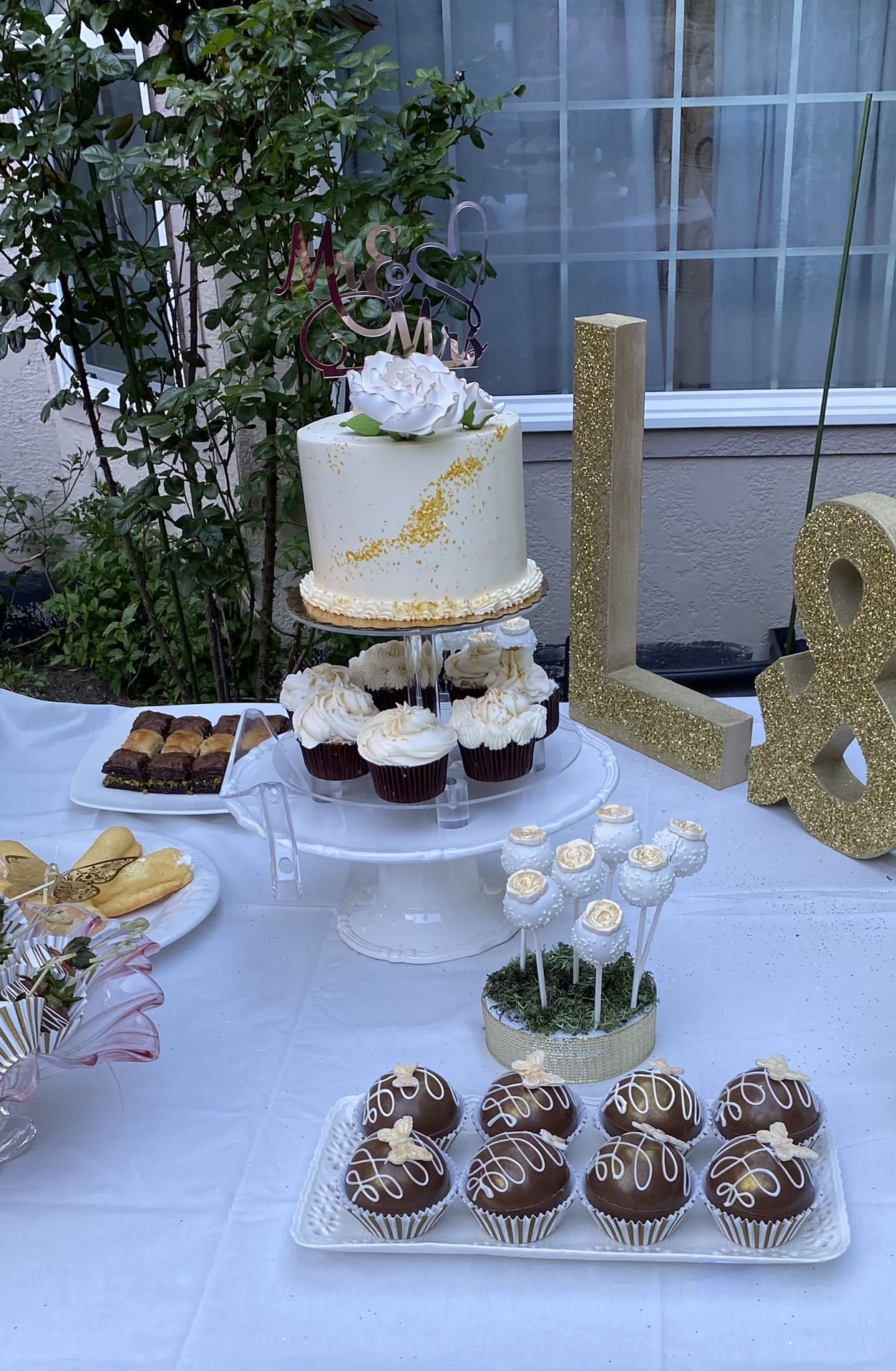 3 Or 2 Tier Round Cake Stand Cupcake Stand Wedding Graduation Shower Party
