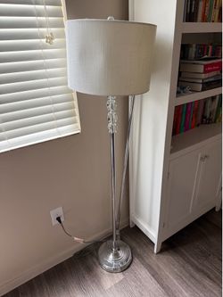 Cute silver lamp