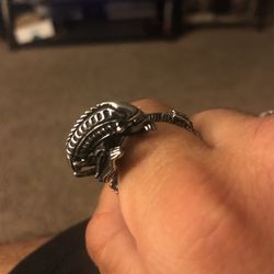 Alien and Vampire Grill Ring