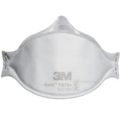3M Health Care 1870+ Health Care Particulate Respirator Mask, Flat Fold 20pcs