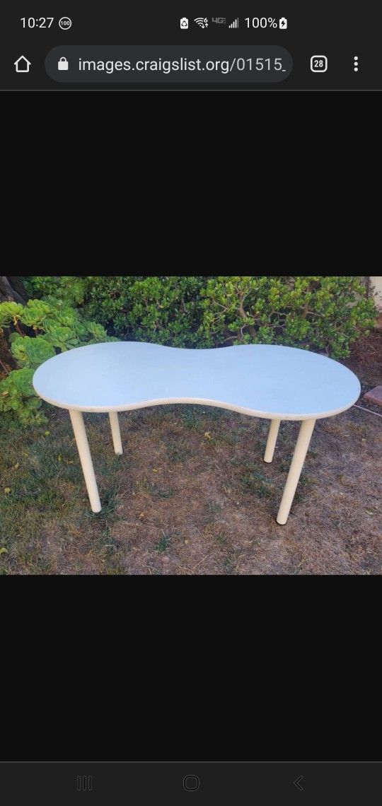 IKEA Vika Manne Table Office Desk White