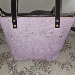 Portland Leather Goods Unicorn Lilac Medium Tote