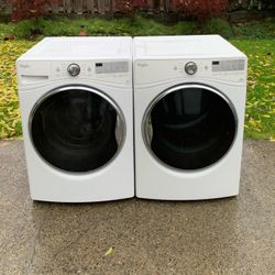 WHIRLPOOL WASHER AND DRYER SET.