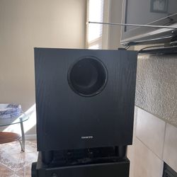 ONKYO STEREO AND BASS ANS SPEAKER FOR SAL