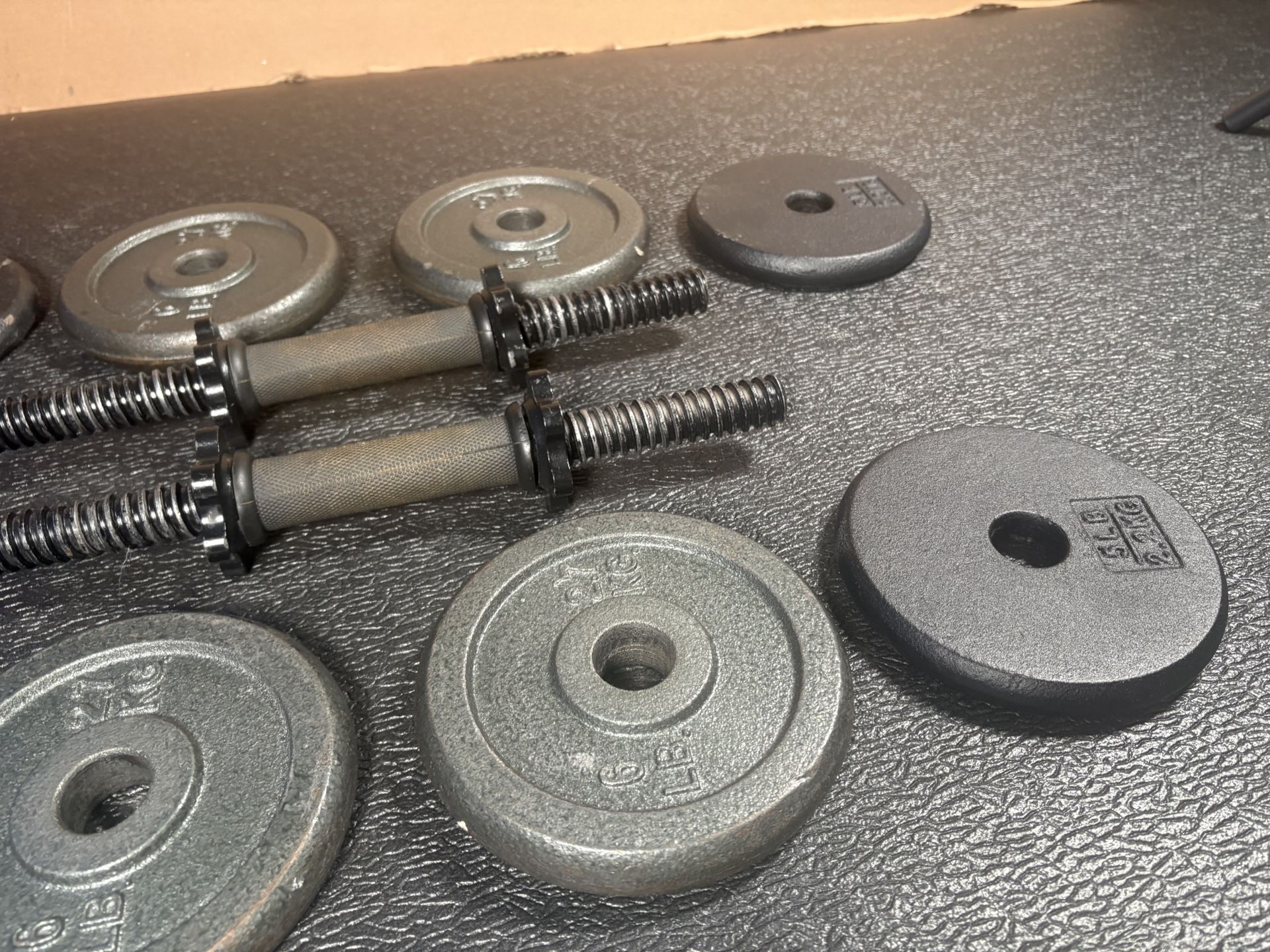 Set of Cast Iron Dumbbells.   54 # [NO LOWER PRICE]