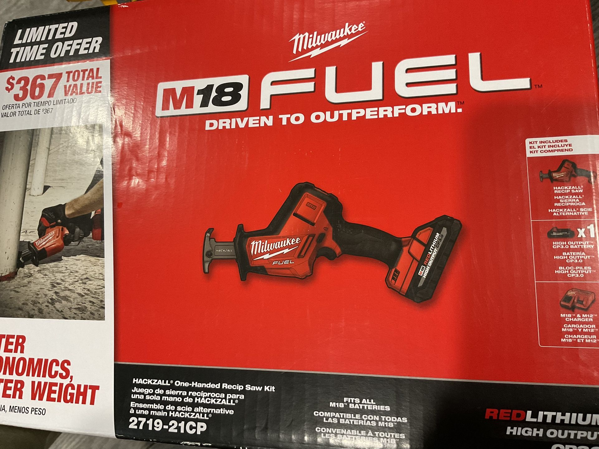 Milwaukee Hackzall Fuel